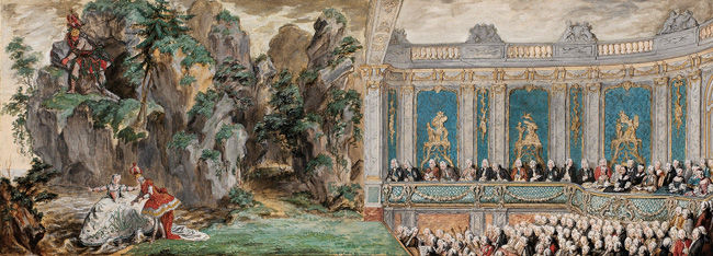 The Marquise de Pompadour in a Scene from <i>Acis et Galath&eacute;e</i>