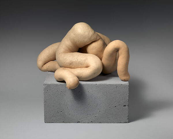 NUD CYCLADIC 9, Sarah Lucas British, Nylon, synthetic fiber, concrete, steel wire