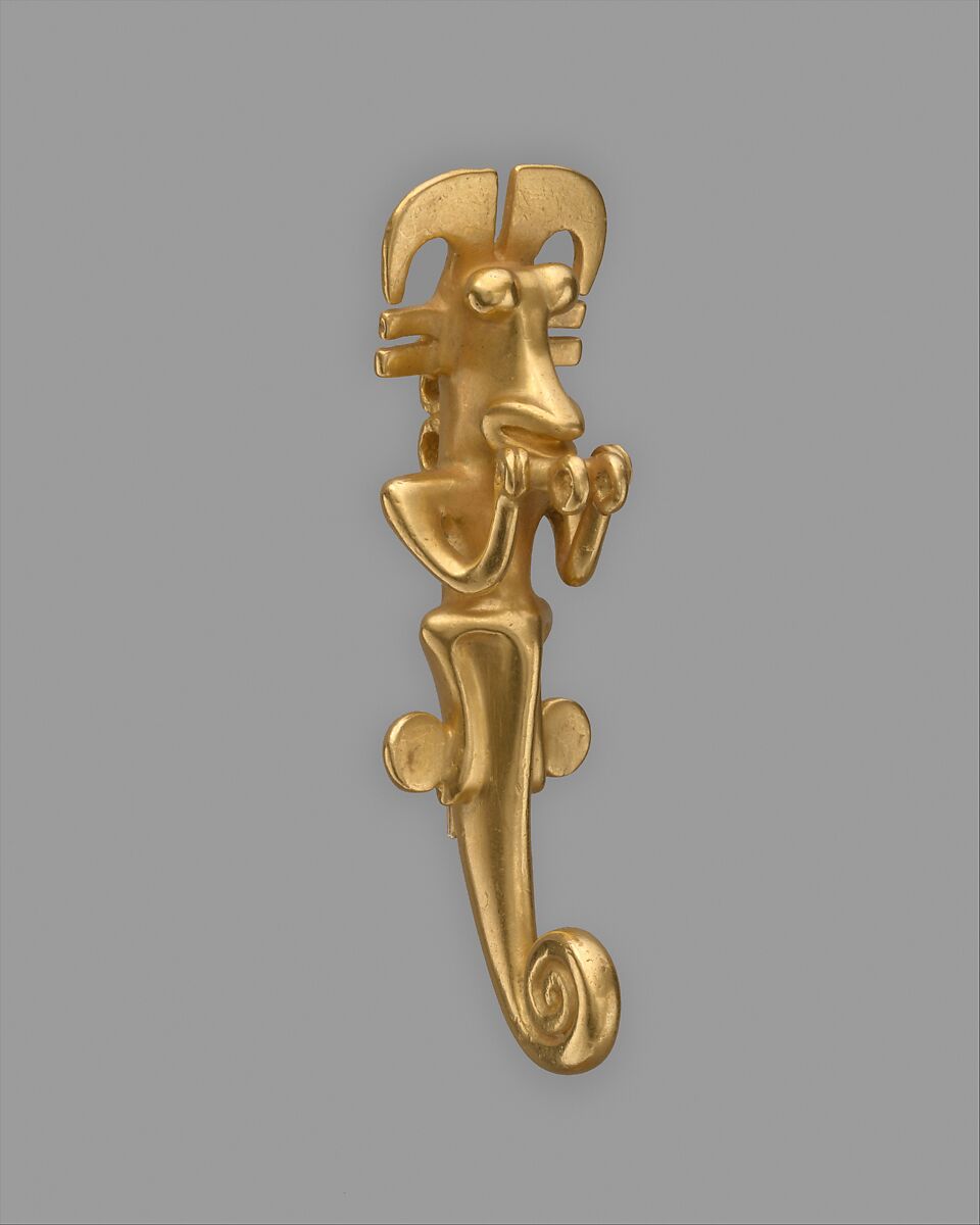 Seahorse pendant, International Style artist(s), Gold, International Style