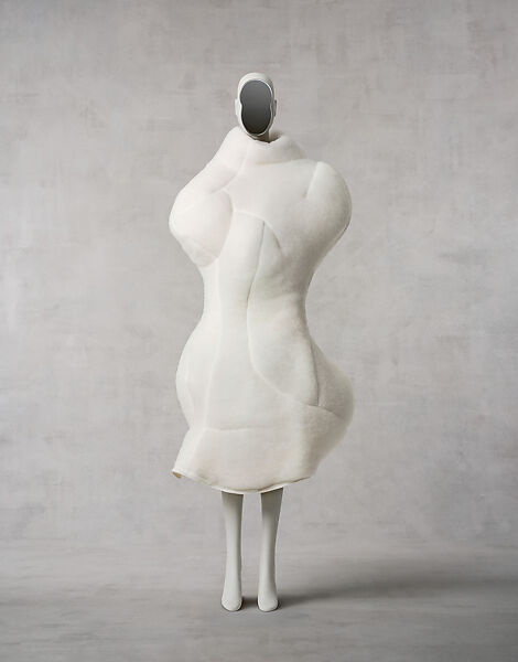 Ensemble, Comme des Garçons Japanese, (a) polyester, cotton, nylon, (b, c) cotton, nylon, (d, e) polyester, plastic (synthetic rubber), Japanese