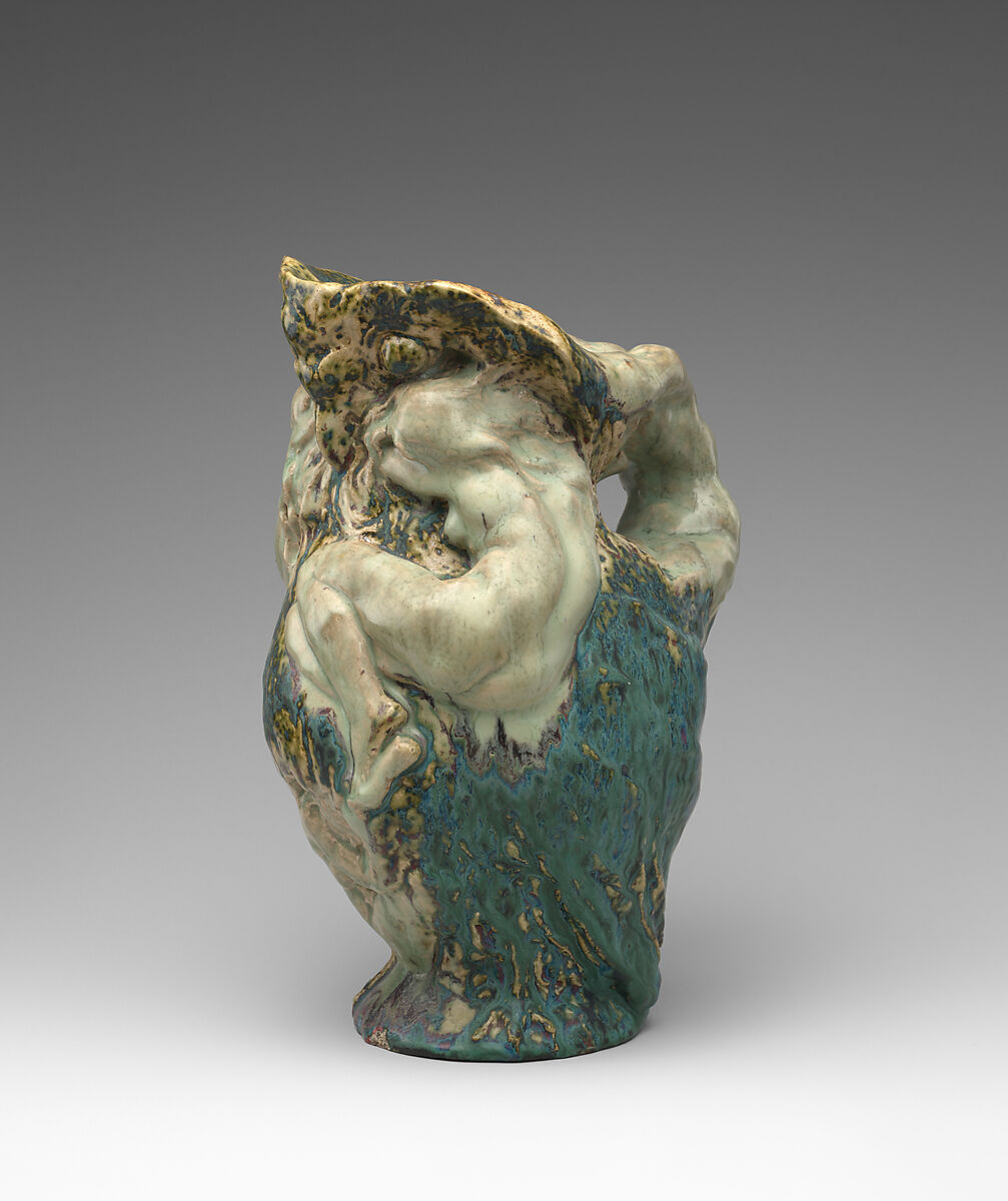 La Nuit, Jean Coulon French, Glazed stoneware, French, Bourg-la-Reine