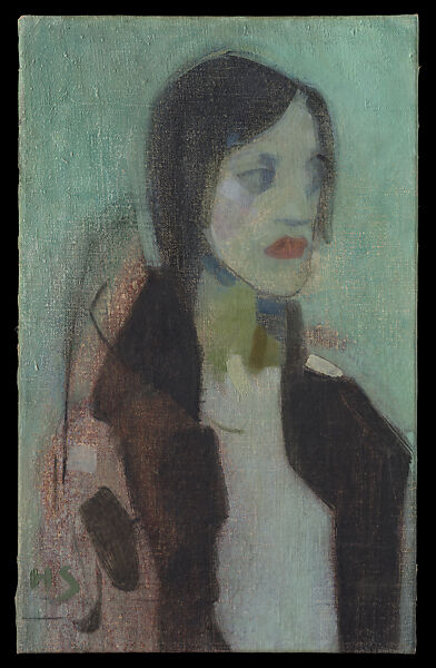 The Lace Shawl, Helene Schjerfbeck  Finnish, Oil on canvas