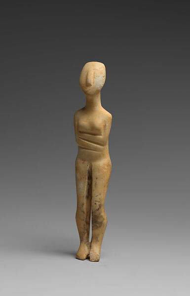 Marble female figure, Marble, Cycladic