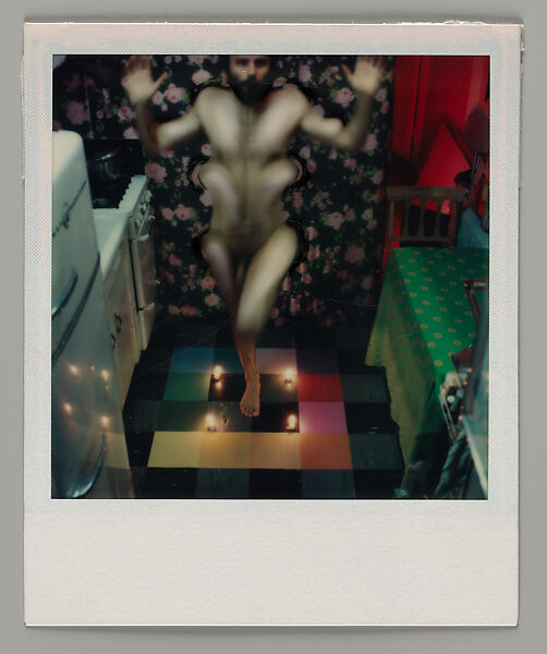 Photo-Transformation, Lucas Samaras American, born Greece, Instant internal dye diffusion transfer print (Polaroid SX-70)