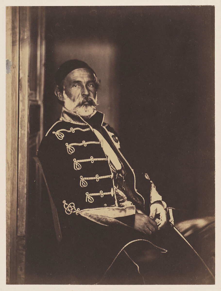 Omar Pasha, Roger Fenton  British, Salted paper print from glass negative