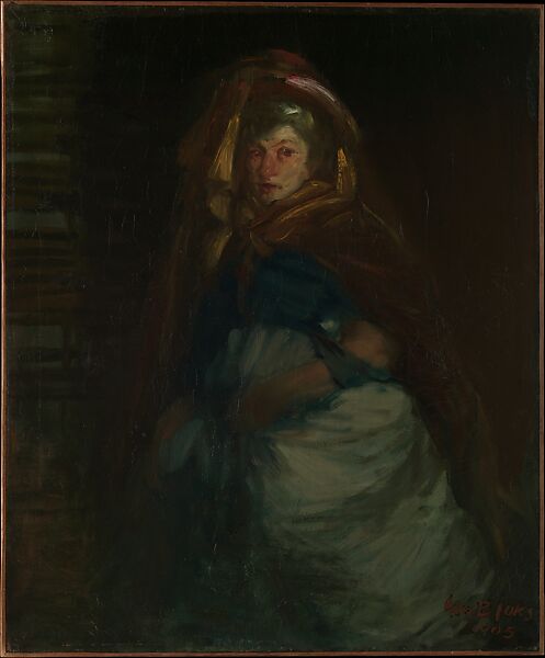 The Old Duchess, George Luks American, Oil on canvas, American