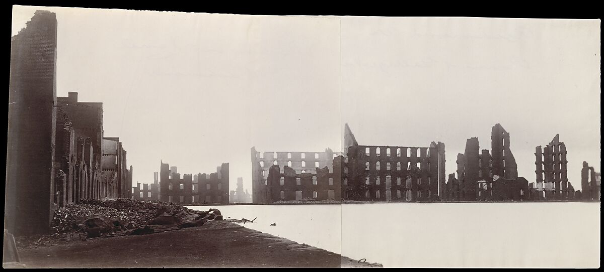 Ruins of Gallego Flour Mills, Richmond, Alexander Gardner American, Scottish, Albumen silver prints from glass negatives
