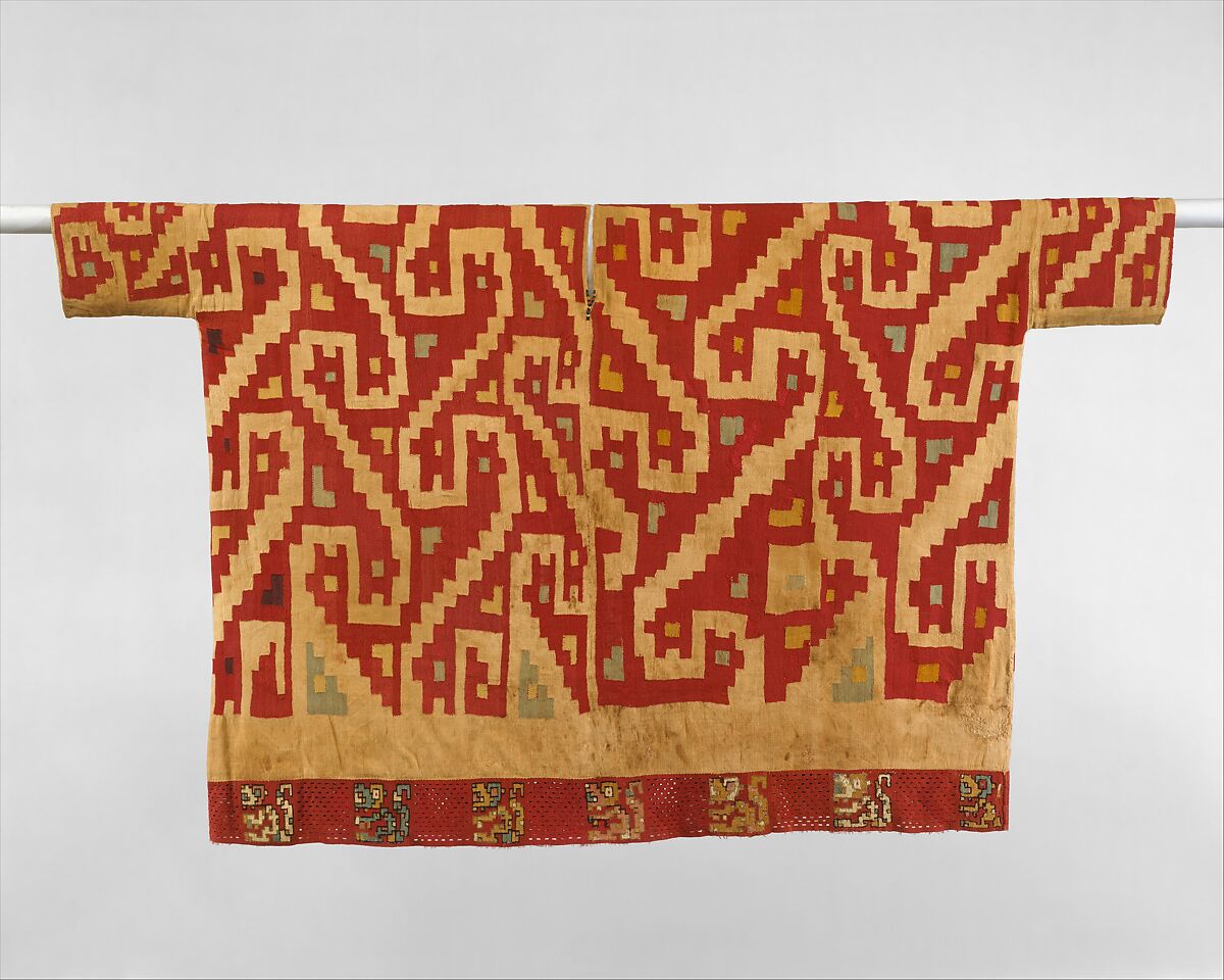 Shirt, Moche artist(s), Camelid hair, cotton, Moche