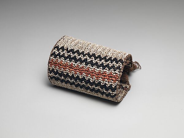 Arm or Leg Band, Shell beads, fiber, Solomon Islands