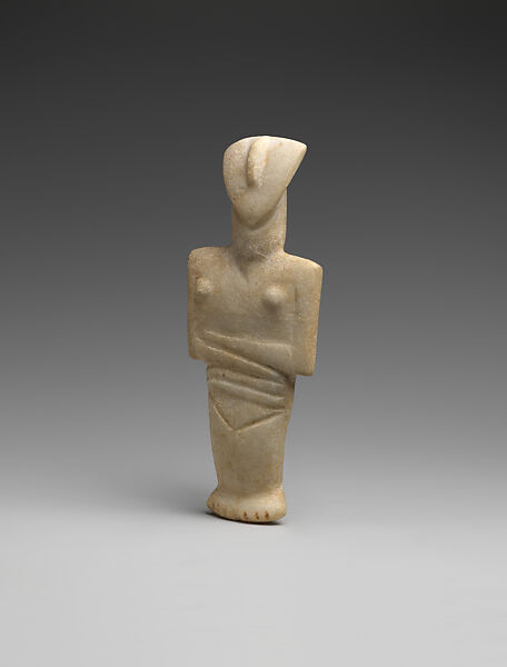 Marble female figure, Marble, Cycladic