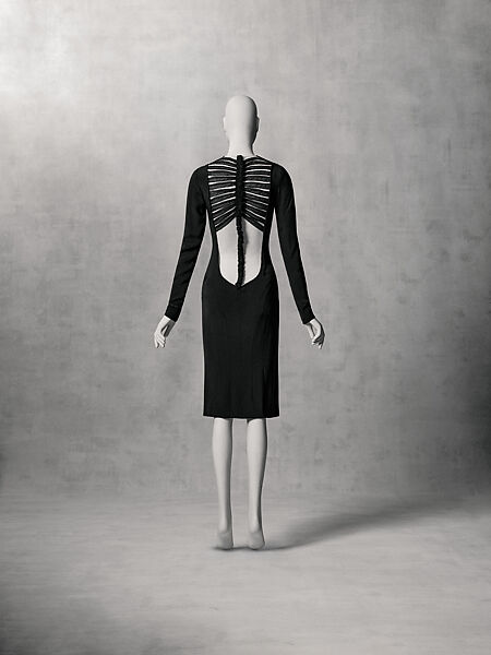 Dress, Gaultier Paris French, silk, synthetic, organza, French
