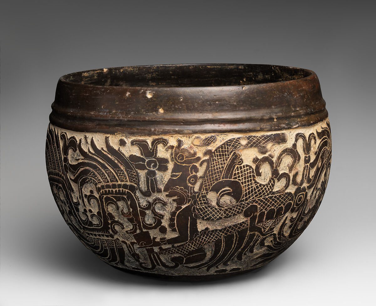 Bowl, Maya artist(s), Ceramic, Maya