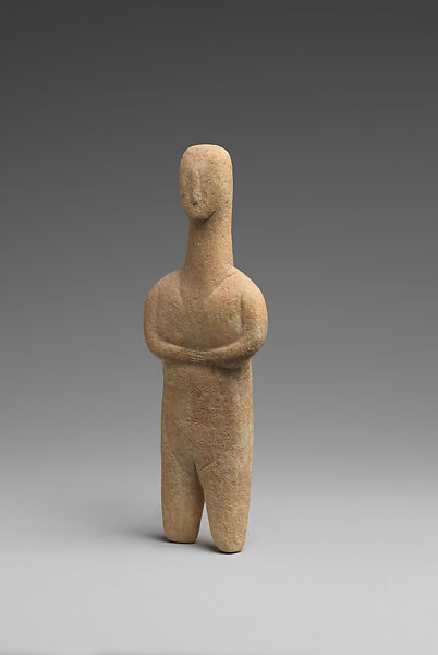 Marble female figure, Marble, Cycladic