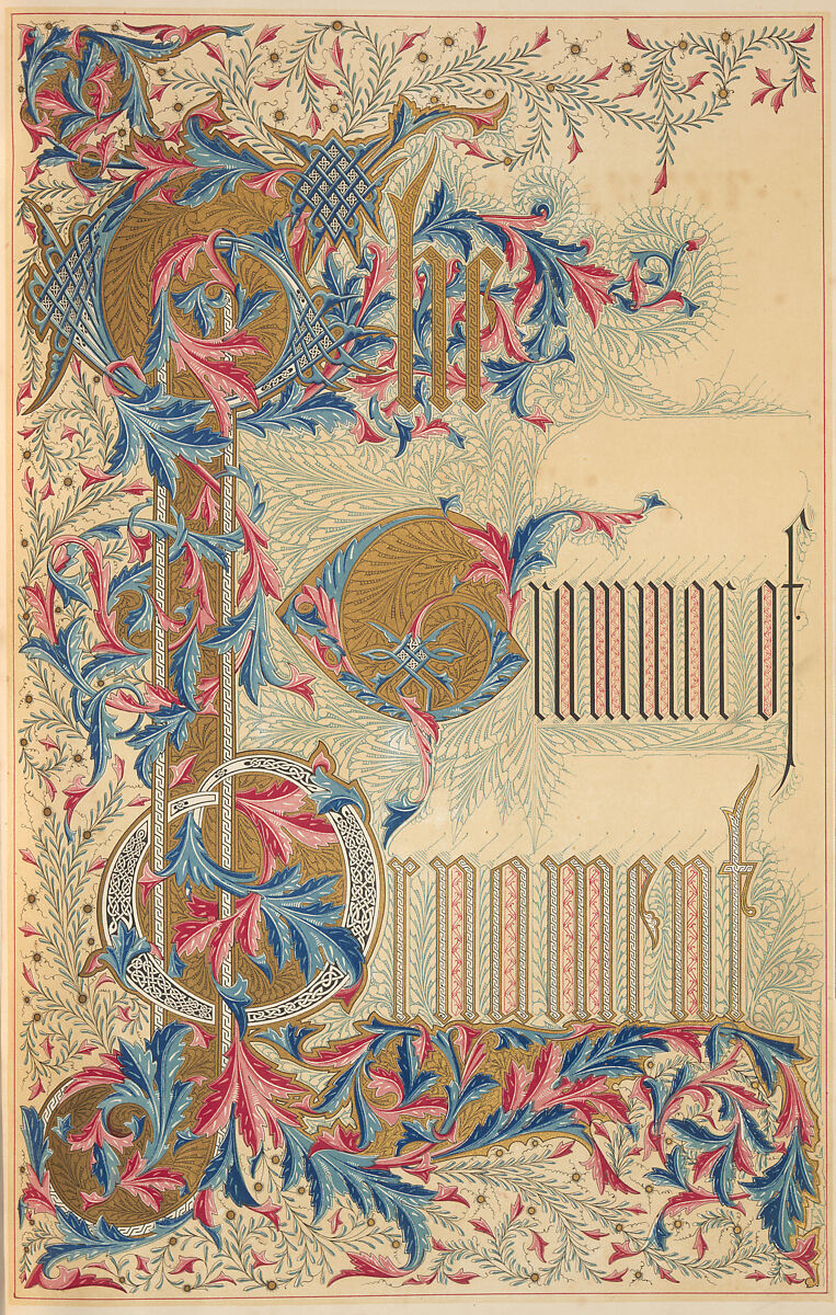 The grammar of ornament, Owen Jones  British, Chromolithography