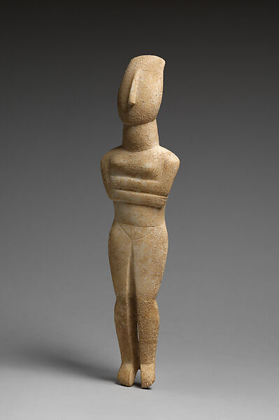 Marble female figure, Marble, Cycladic