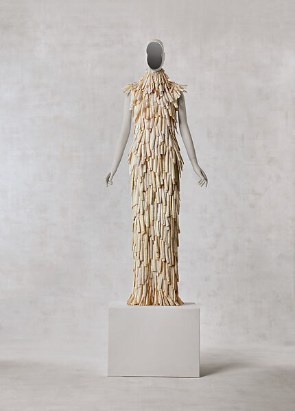 Dress, Alexander McQueen British, shell, cotton, metal, British