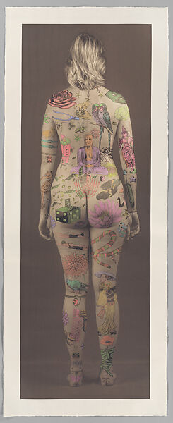 Tabula Rosa, Jane Hammond American, Pigmented inkjet print on handmade Japanese paper