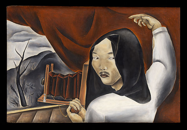 Self-Portrait as a Photographer, Yasuo Kuniyoshi American, born Japan, Oil on canvas