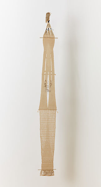 The Bride, Lenore Tawney  American, Linen, feathers, wood