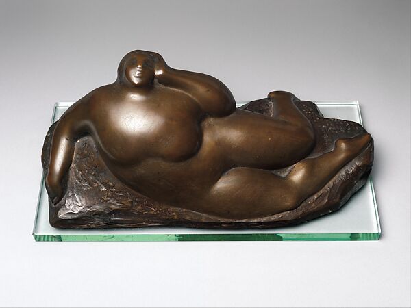 The Mountain, Gaston Lachaise American, Bronze and glass