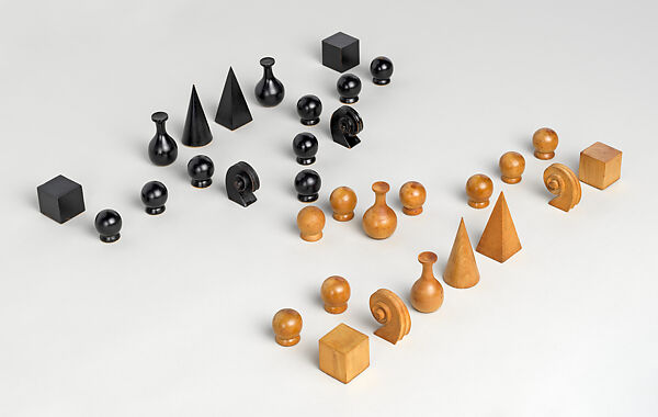 Chess Set, Man Ray  American, Wood
