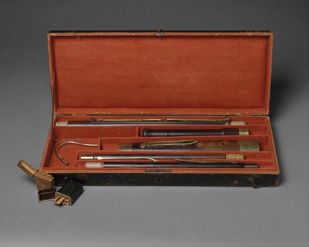 Bassoon, Dominique Antony Porthaux French, Maple, brass, French