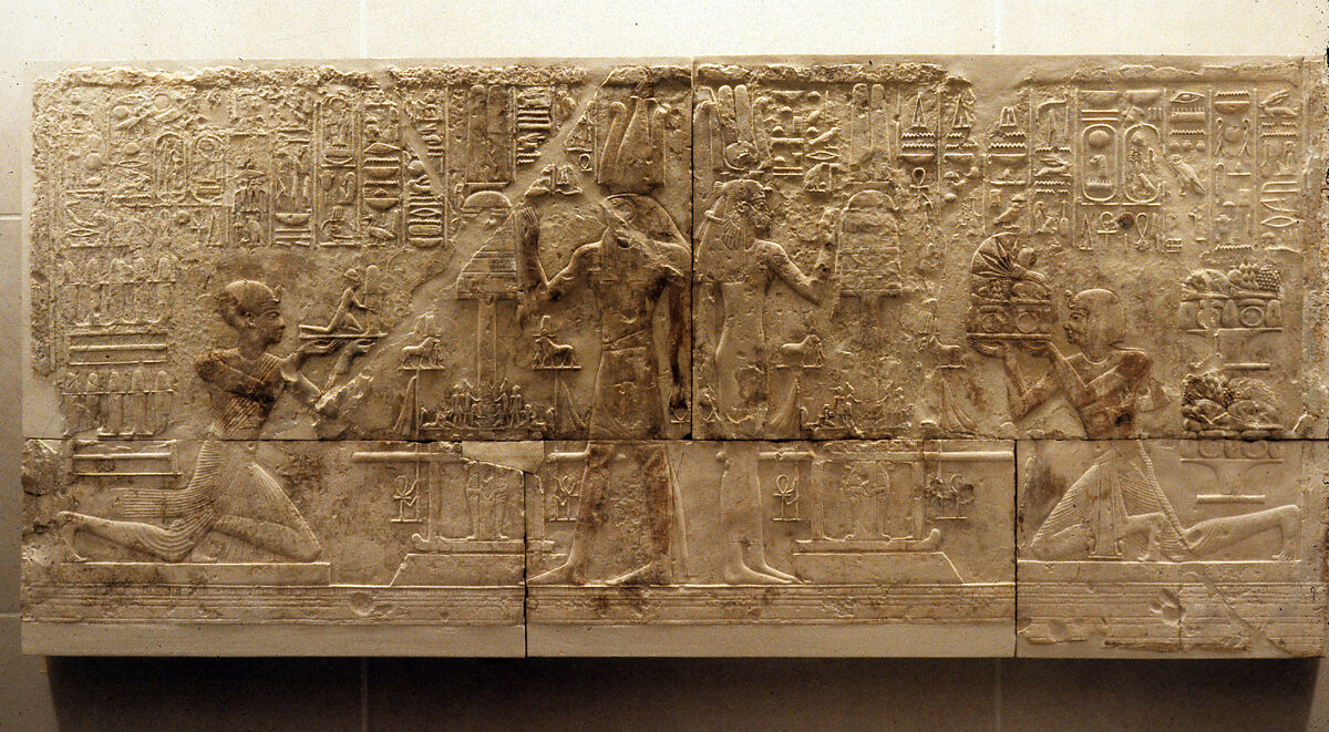 Relief from the West Wall of a Chapel of Ramesses I, Limestone