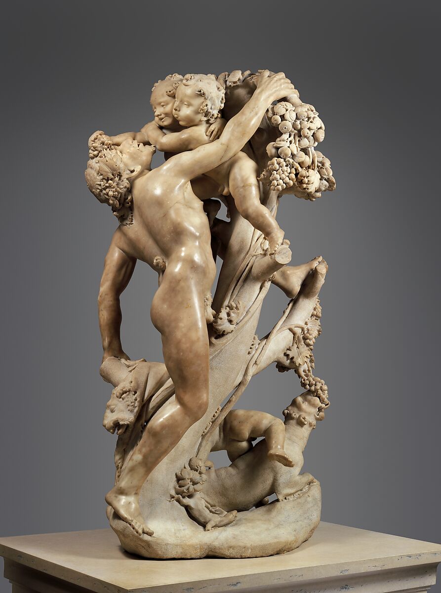 Bacchanal: A Faun Teased by Children, Gian Lorenzo Bernini Italian, Marble, Italian, Rome